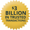 $3 Billion In Trusted Transactions